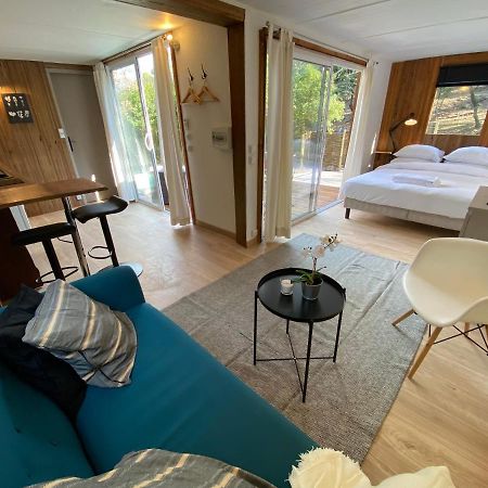 Superbe Cabane Jacuzzi Jardin Clim Wifi Parking Meyreuil Bagian luar foto