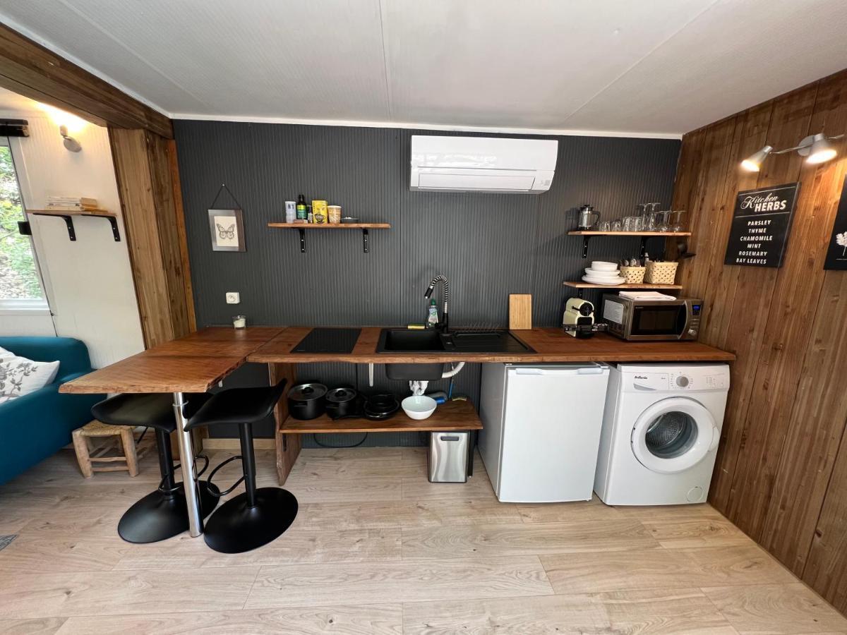 Superbe Cabane Jacuzzi Jardin Clim Wifi Parking Meyreuil Bagian luar foto