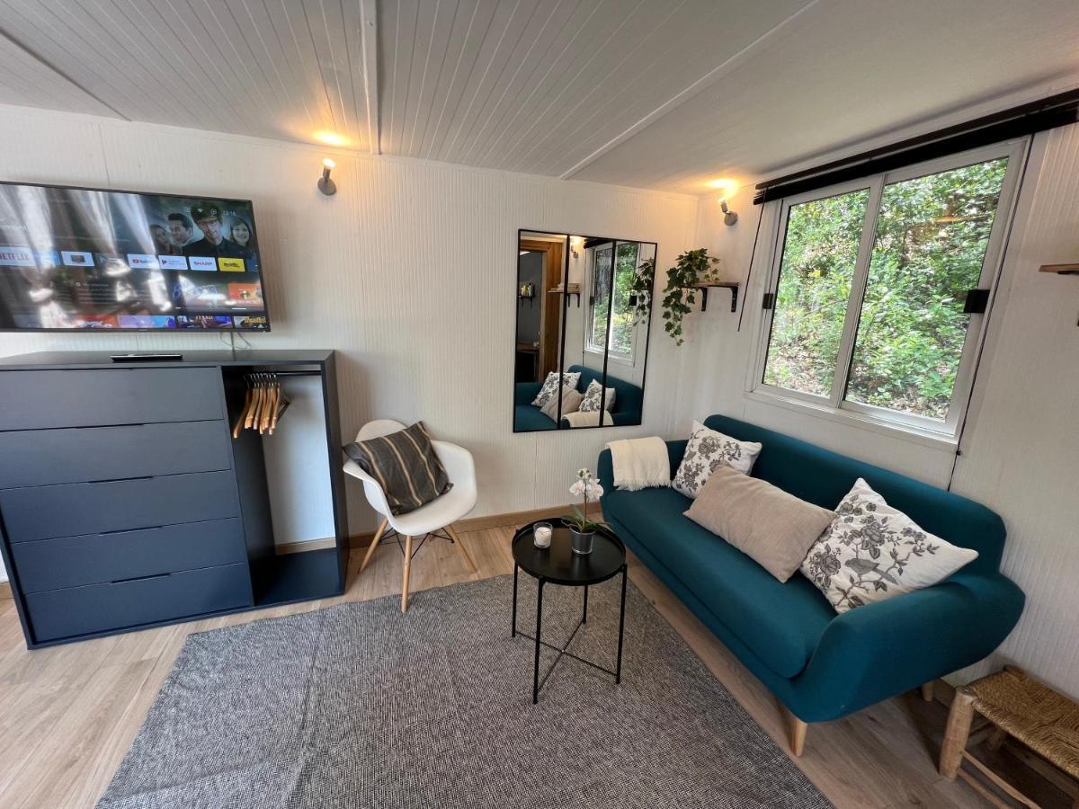 Superbe Cabane Jacuzzi Jardin Clim Wifi Parking Meyreuil Bagian luar foto
