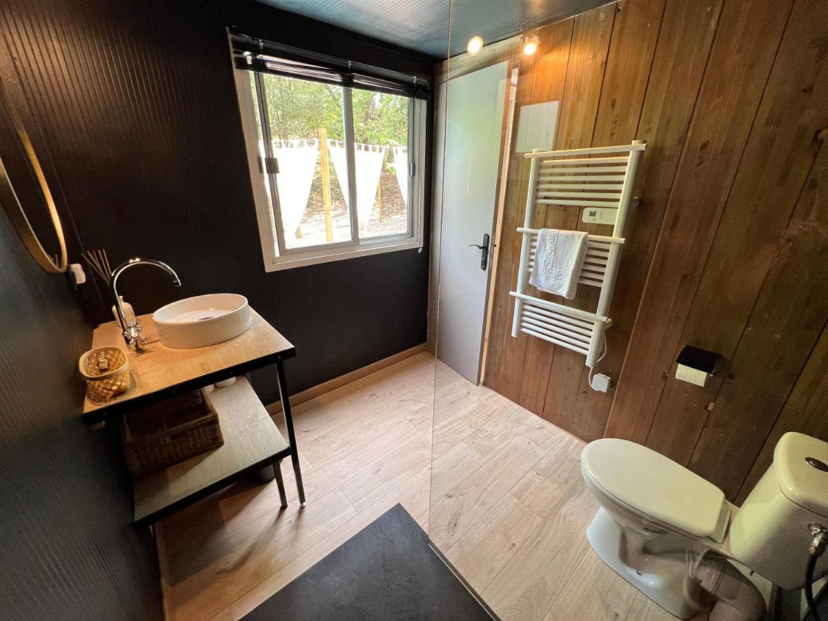 Superbe Cabane Jacuzzi Jardin Clim Wifi Parking Meyreuil Bagian luar foto